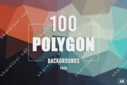 100 Polygon Backgrounds