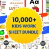 10,000+ Kids Worksheet Bundle