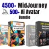 4500+ MidJourney 500+ Ai Avatar Bundle