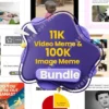 11K Video Meme & 100K Image Meme Bundle