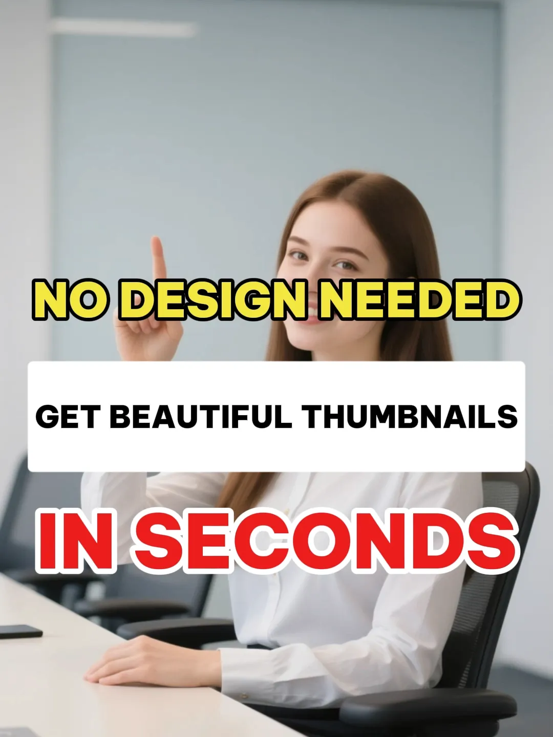 AI creates super beautiful thumbnails in seconds without knowing design