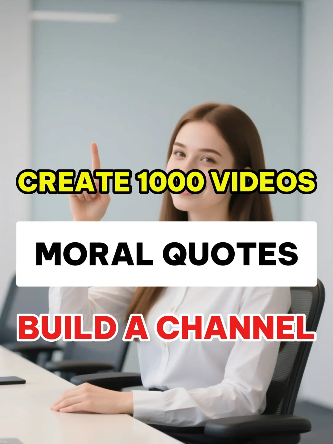 How to create 1000 videos of moral quotes to build a simple channel