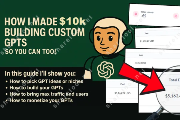 Make Money with GPTs - ChatGPT Store Monetization System Kit
