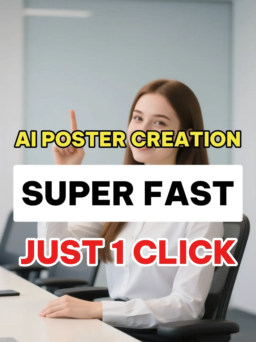 Super fast poster creation guide with just 1 click