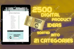 2500 Digital Product Ideas