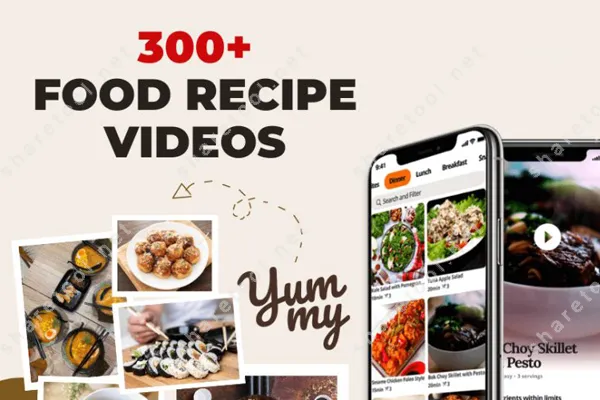 300 Food Recipe Videos
