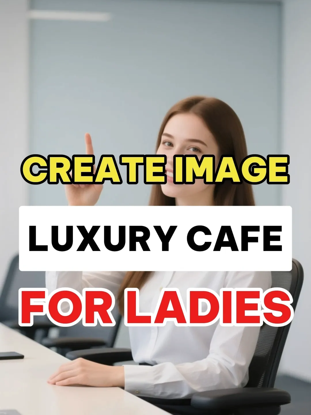 Prompt image for ladies to attend a fancy coffee party without having to step outside