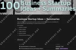 100x Business Start Up Summaries