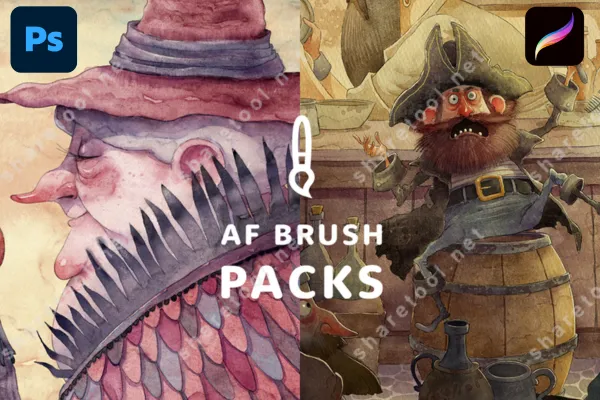 AF Watercolor Packs